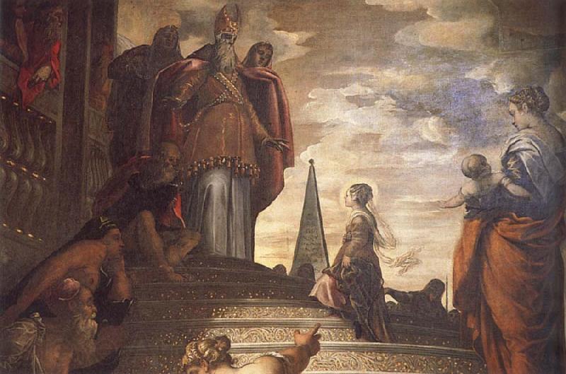 Jacopo Tintoretto Presentation of the Virgin at the Temple Spain oil painting art